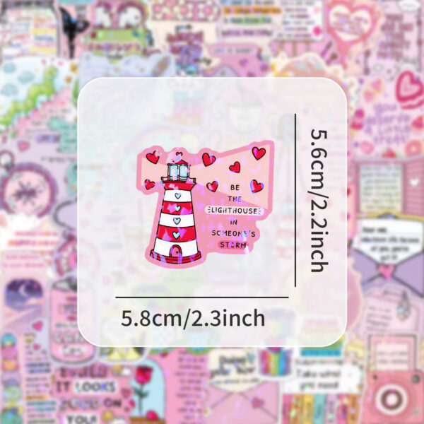 Wholesale 50 Motivational Quote Waterproof Vinyl Stickers