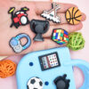 Wholesale DIY Detachable Croc Charms for Boys' Sports Series