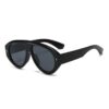 Wholesale Sunglasses for Men with European and American Style Large Frame Burgundy Sunglasses for Women