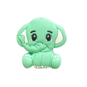 Long nose elephant beads green