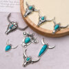 O1CN01SEPI5Z267GjOEL4EU_2215756907614-0-cib Wholesale Bohemian style turquoise diverse bull pendant