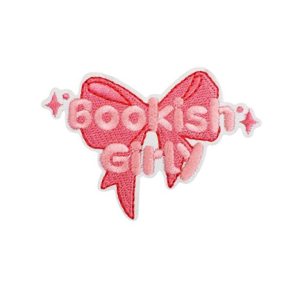 Wholesale Pink bow embroidered patch