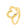 O1CN01SFIsV92L6YDGeCTAZ_3433819643-0-cib Wholesale Hammer patterned heart-shaped gold-plated non fading ring