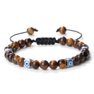 Tiger Eye / Silver Square