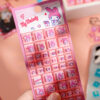 Wholesale Sanrio Chloe My Melody 3D Crystal Relief Square Stickers for Kids and Girls - Guka Decorative Stickers