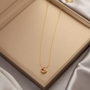 Red love necklace