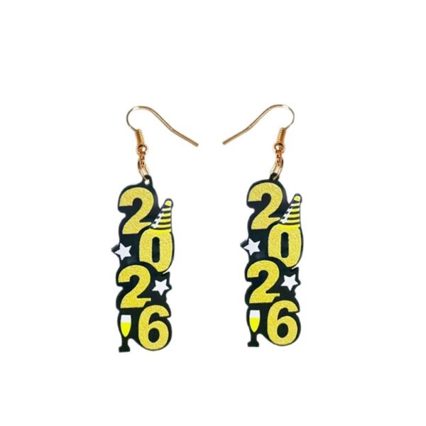 Wholesale 2026 Digital Earrings - Acrylic Earrings