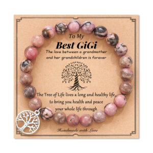 8mm rhodolite+best gigi card / 19cm