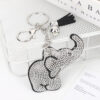 Wholesale Nose Elephant Encrusted Key Chain Rhinestone Keychain