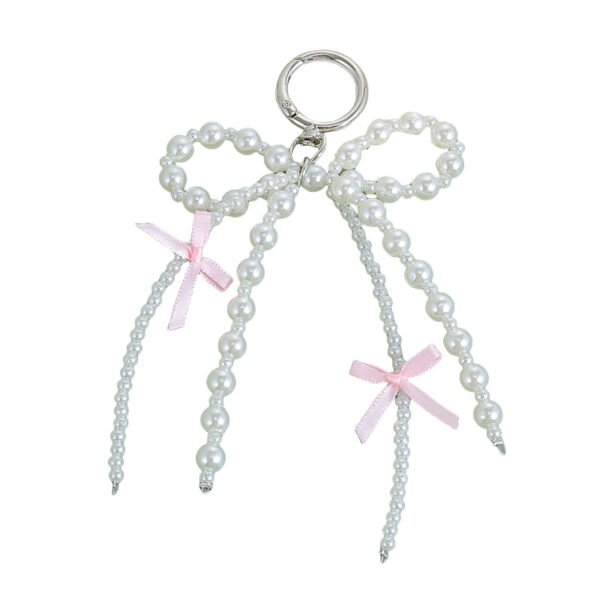 Wholesale Ribbon Bow Pendant Love Accessories Key Chain
