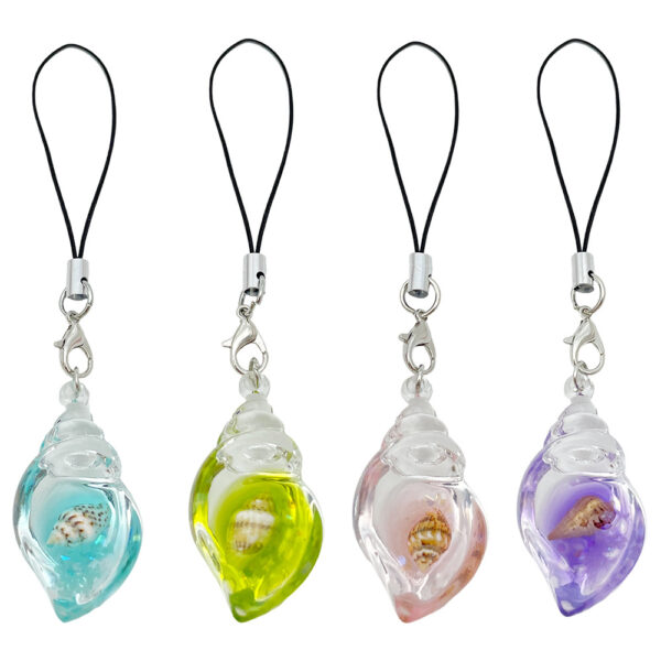 Wholesale Ocean Sea Star Beach Coconut Tree Conch Turtle Metal Keychain