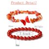 Wholesale Butterfly Accessories Bracelet Natural Stone Crystal