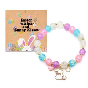 Kraft paper bow tie rabbit bracelet