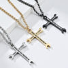 O1CN01SPccuM1xvng9BHGdB_2208907706506-0-cib Wholesale Titanium steel smooth wrench cross pendant necklace