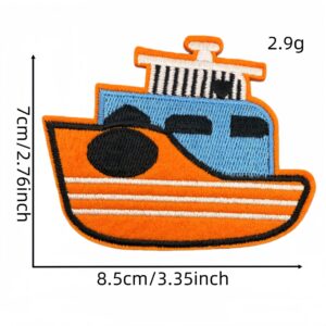 Cartoon car fabric patch #4