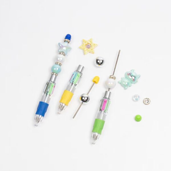 Wholesale Cartoon Four-Color Beaded Pen