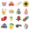 Wholesale Cartoon flower fruit smiley face animal embroidery DIY Patches