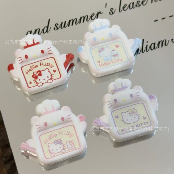 Wholesale 10pcs Chef Hat Cartoon Cat Bread Maker Acrylic Beads