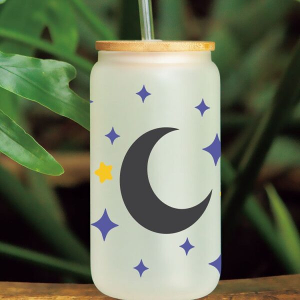 Wholesale Uv Transfer Sticker Glass Cup Crystal Label Crystal Sticker Cross-Border Exclusive for 16oz Glass Cup Special Sticker 23Cmx11Cm