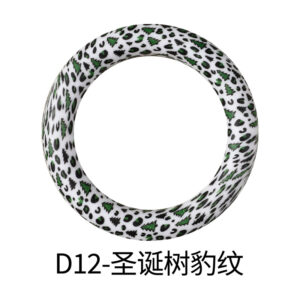 D12-christmas tree leopard print (65mm ring)