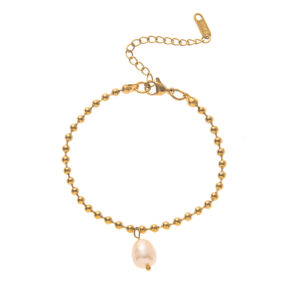 Rice bead chain pearl bracelet