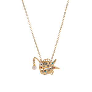 Lantern fish necklace