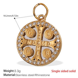 Pj489wegs white diamond gold pendant