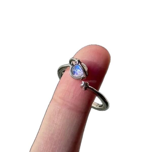 Wholesale Happy Planet astronaut couple adjustable ring