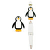 Wholesale Cross-border explosions 3D cute animal penguin silicone beads TK live Amazon diy string pen beads accessories