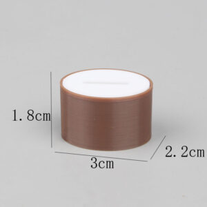 Brown oval / [you can change the color, please contact customer service]
