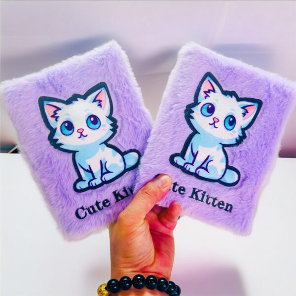 O1CN01Shjq6A2AVJwnxRAVE_2219468088208-0-cib Wholesale Cute Cartoon Embroidered Plush Loose-leaf Notebook OLY Exclusive