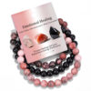 Wholesale 8mm Stone Beaded Three-Piece Bracelet