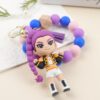 Wholesale Silicone Beaded Keychain Cartoon Bag Pendant Anime Charm OLY Exclusive