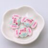 O1CN01Sm4O5k1wOzuts8Iae_2216384736299-0-cib Wholesale 30*18MM Printed Cute Vertical Hole Candy Beads DIY Bag Charm Keychain Beaded Pen Jewelry Aessories Material