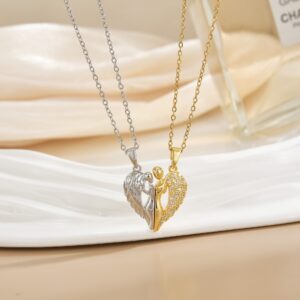 Magnetic couple necklace xl0483