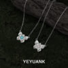 Wholesale fashion minimalist versatile niche design butterfly necklace