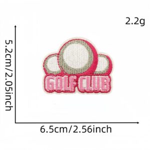 Pink golf cloth sticker 2 #