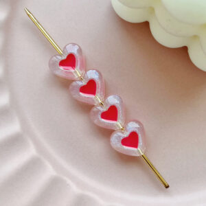 Pearlescent Red / 15 * 17mm 1 piece