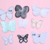 Wholesale Colorful butterfly sequin embroidery DIY Patches