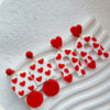 Wholesale Valentine's Day Love Soft Ceramic Earrings