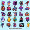 Wholesale 50 Cool Neon Pattern Cartoon Stickers