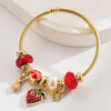O1CN01SxgNYw2LDsgieNzgu_2206398079659-0-cib Wholesale Butterfly Cherry Strawberry Elephant Adjustable Stainless Steel Bracelet