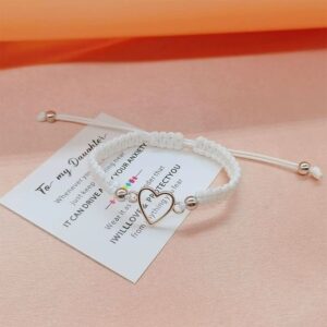 x79 woven love bracelet [white]]