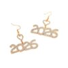 Wholesale 2026 Digital Full Diamond Earrings