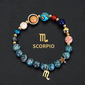 Scorpio - Blue Black Spotted Stone