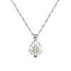 Wholesale Luminous Lotus Pendant Alloy Necklace