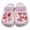 Wholesale Random Red Valentine's Day Series Croc Charms