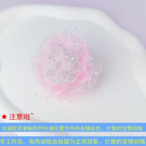 Pink water drop bouquet