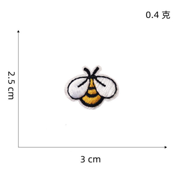 Wholesale Cute bee and suower embroidery