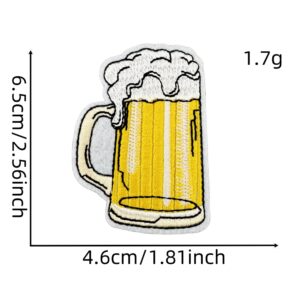 Beer cloth sticker 4#